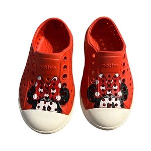 Native + Disney Minnie Mouse Shoes Toddler Size 5
